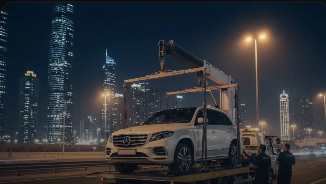 Car recovery and tow truck service in Abu Dhabi
